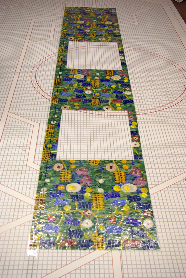 Климт мозаика столешница
